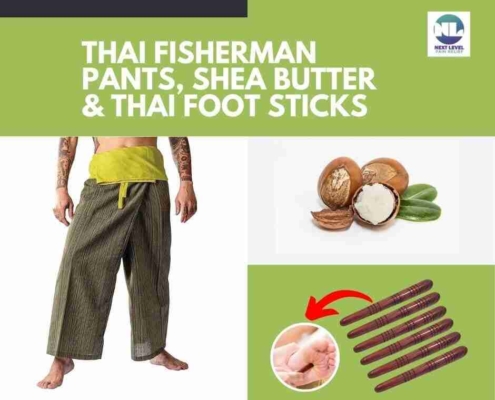 Thai Fisherman Pants, Shea Butter & Thai Foot Sticks